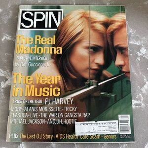 SPIN Magazine January 1996 Featuring Madonna